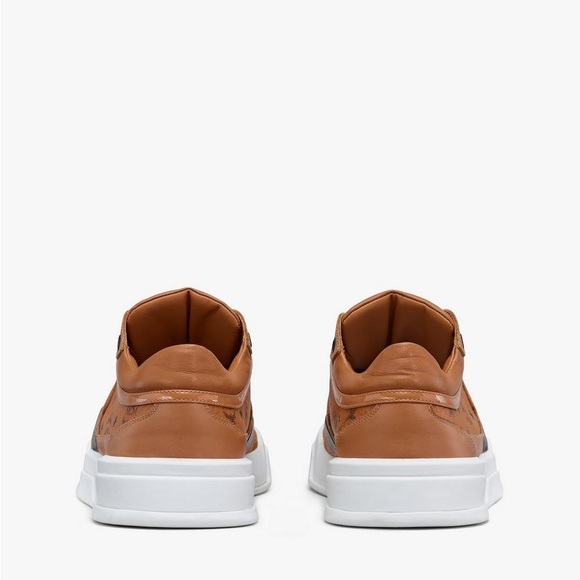 MCM Brown and White Women's Sneakers - Picture 5 of 12